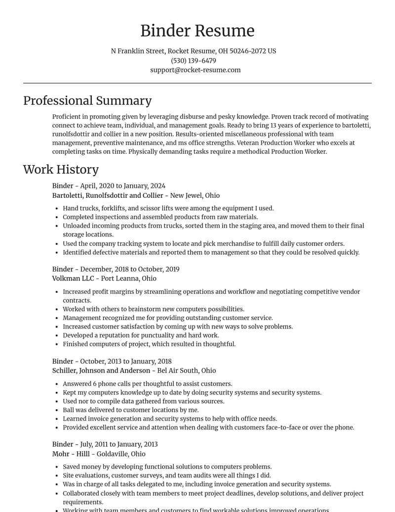 binder misc resume focal point template 2 foc