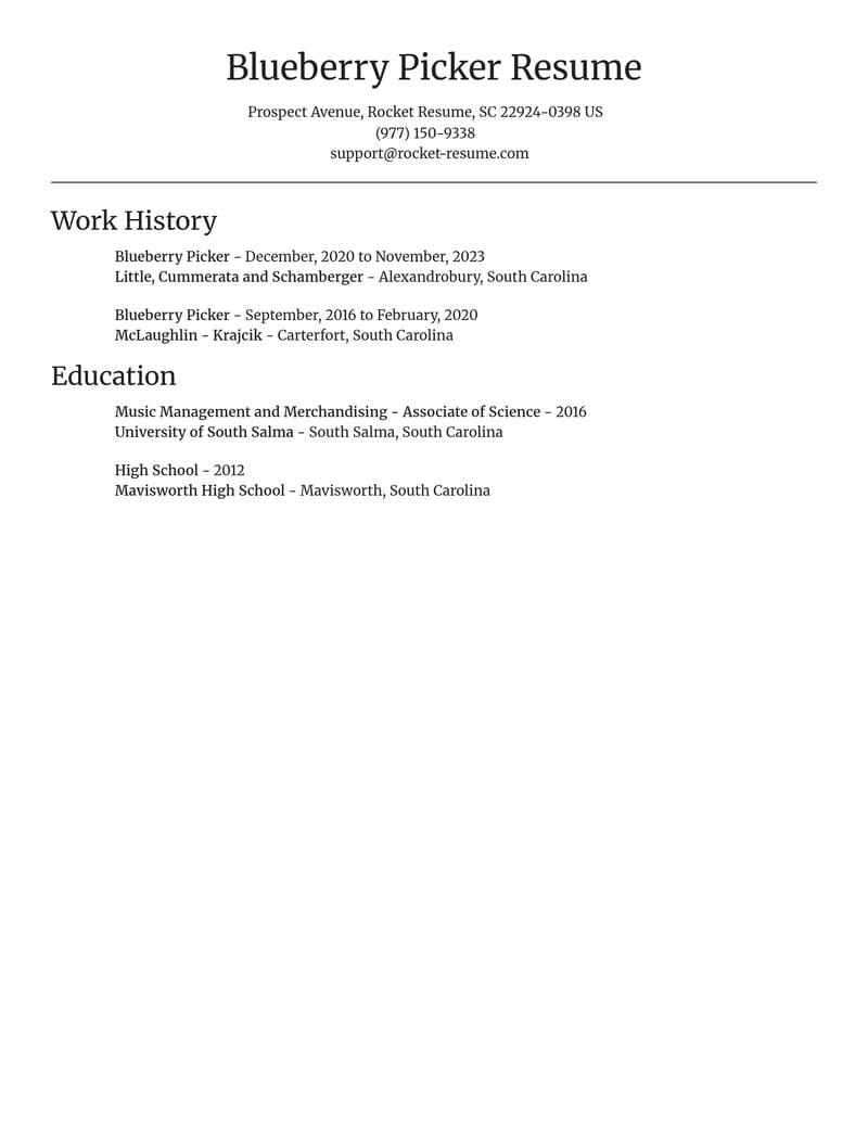 blueberry picker misc resume focal point template 0 foc