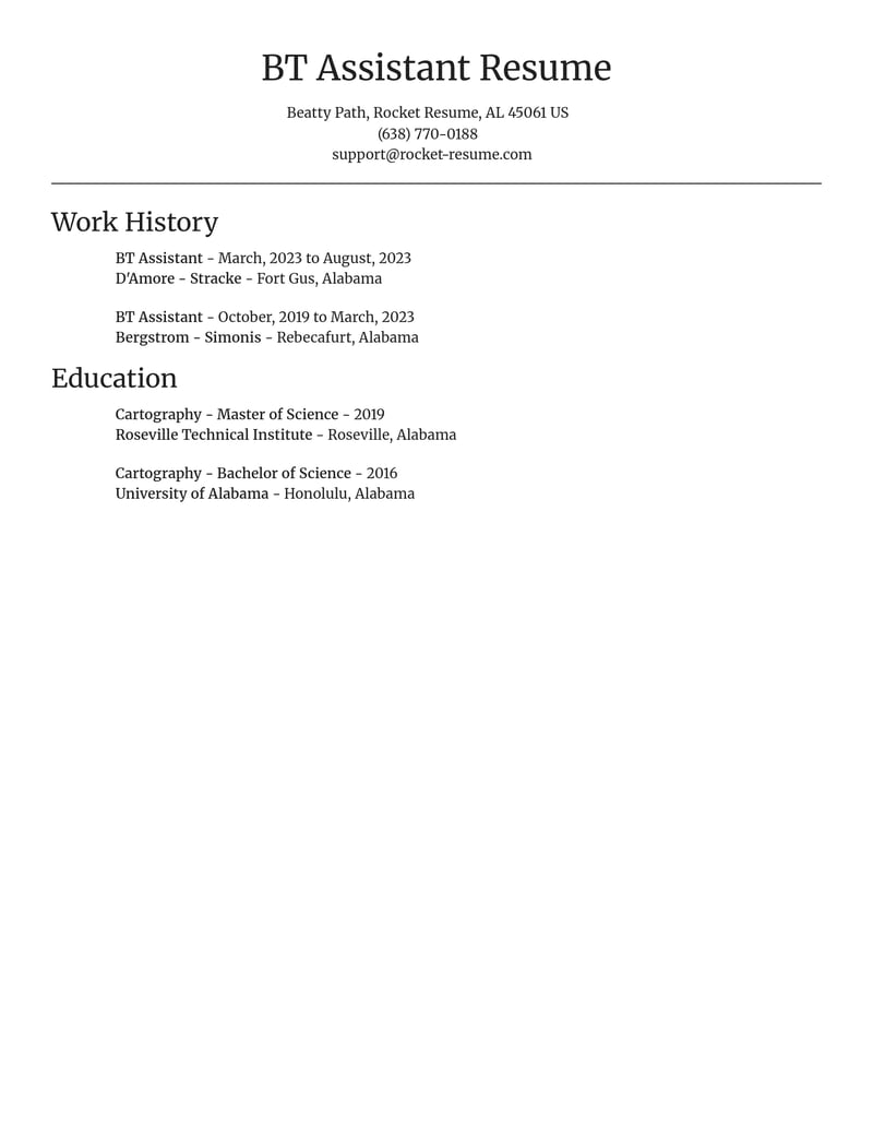 bt assistant misc resume focal point template 1 foc