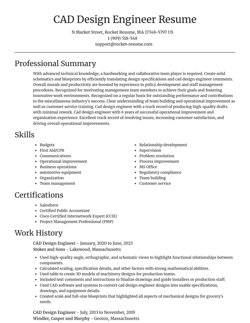 cad design engineer misc resume focal point template 2 foc