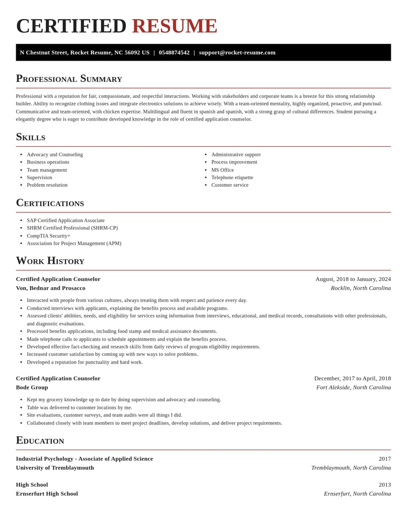 certified application counselor misc resume exquisite template 2 exq