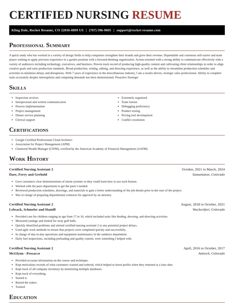 certified nursing assistant 2 misc resume exquisite template 2 exq