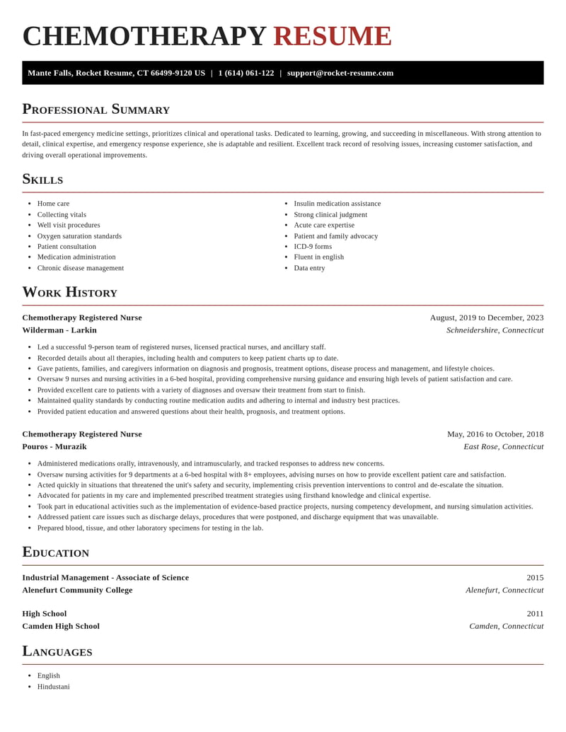 chemotherapy registered nurse misc resume exquisite template 1 exq