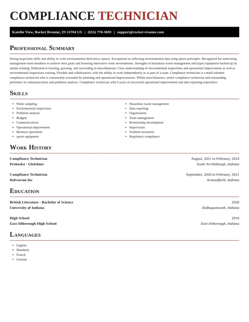 compliance technician misc resume exquisite template 0 exq