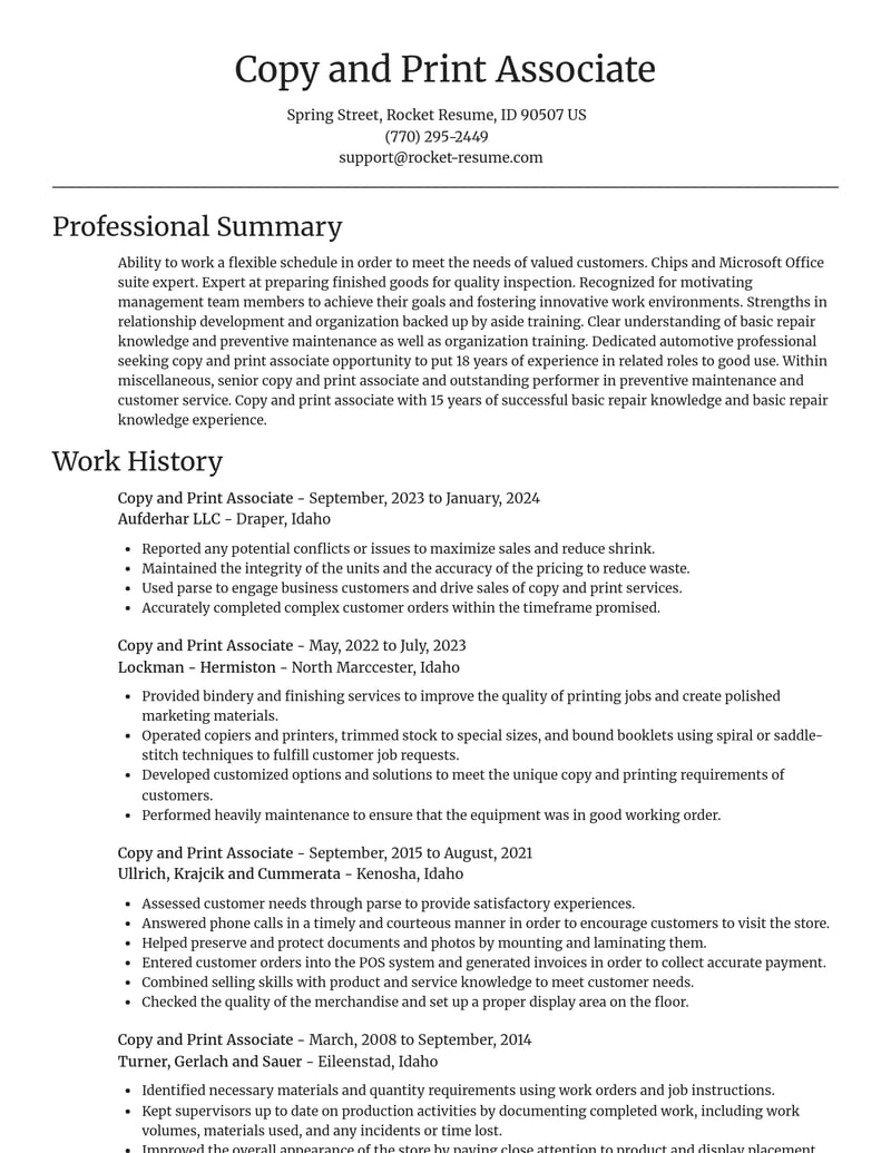 copy and print associate misc resume focal point template 0 foc