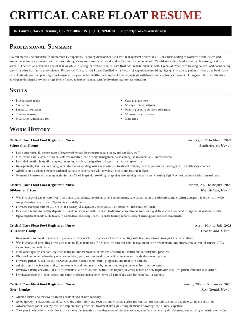 critical care float pool registered nurse misc resume exquisite template 0 exq