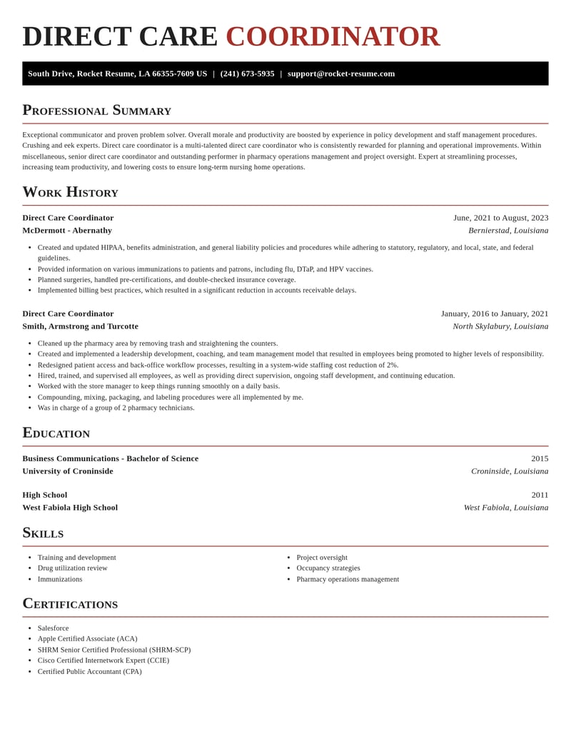 direct care coordinator misc resume exquisite template 0 exq
