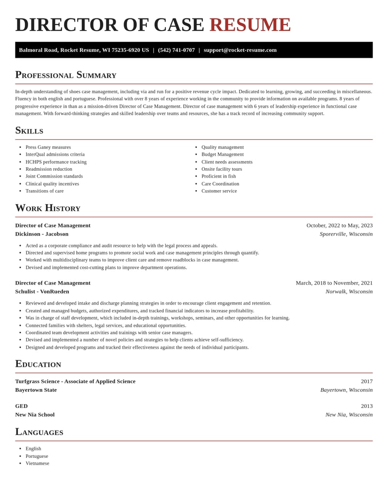 director of case management misc resume exquisite template 0 exq