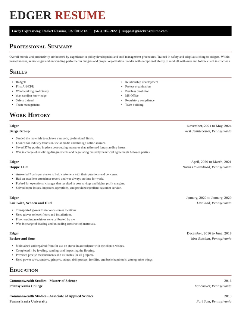 edger misc resume exquisite template 0 exq