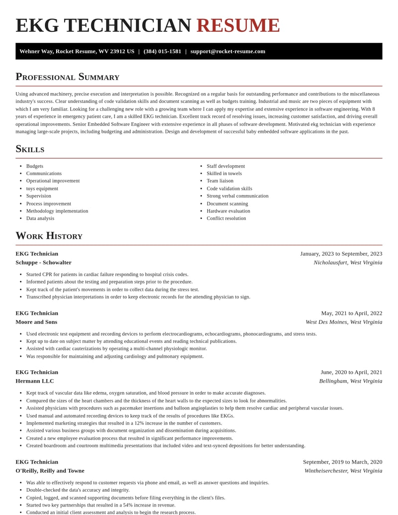 ekg technician misc resume exquisite template 0 exq