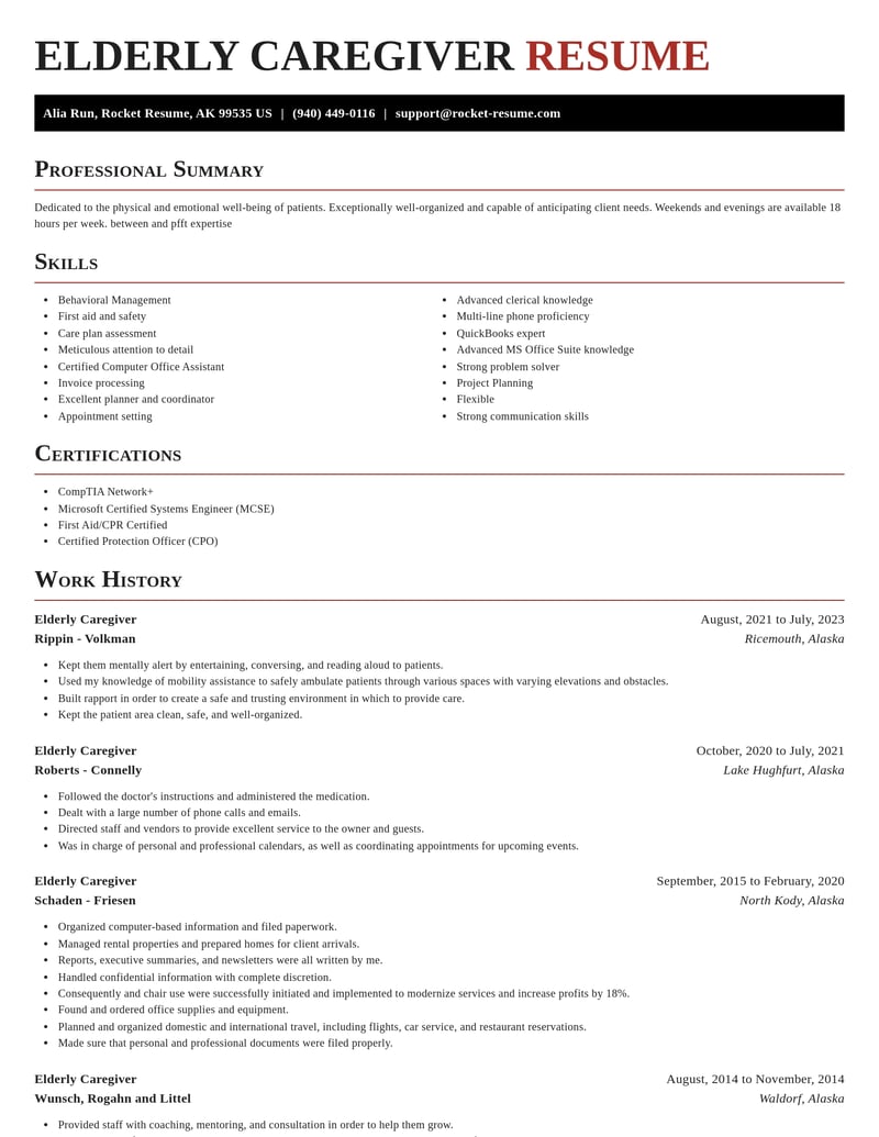 elderly caregiver misc resume exquisite template 0 exq