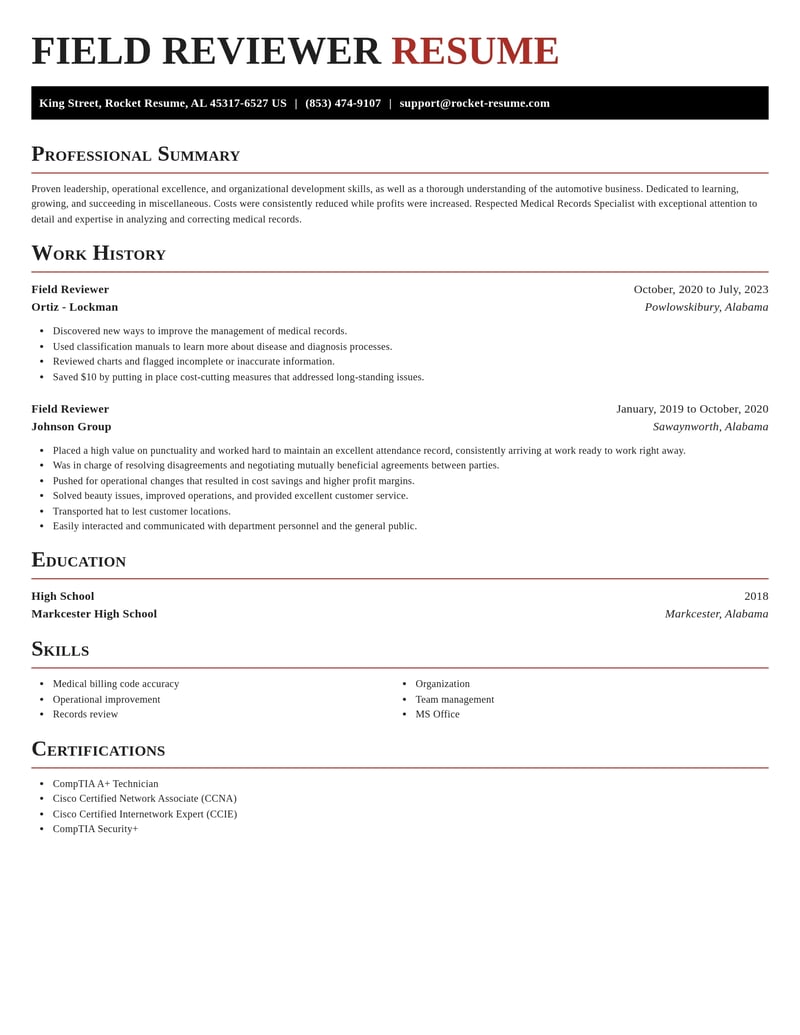 field reviewer misc resume exquisite template 2 exq