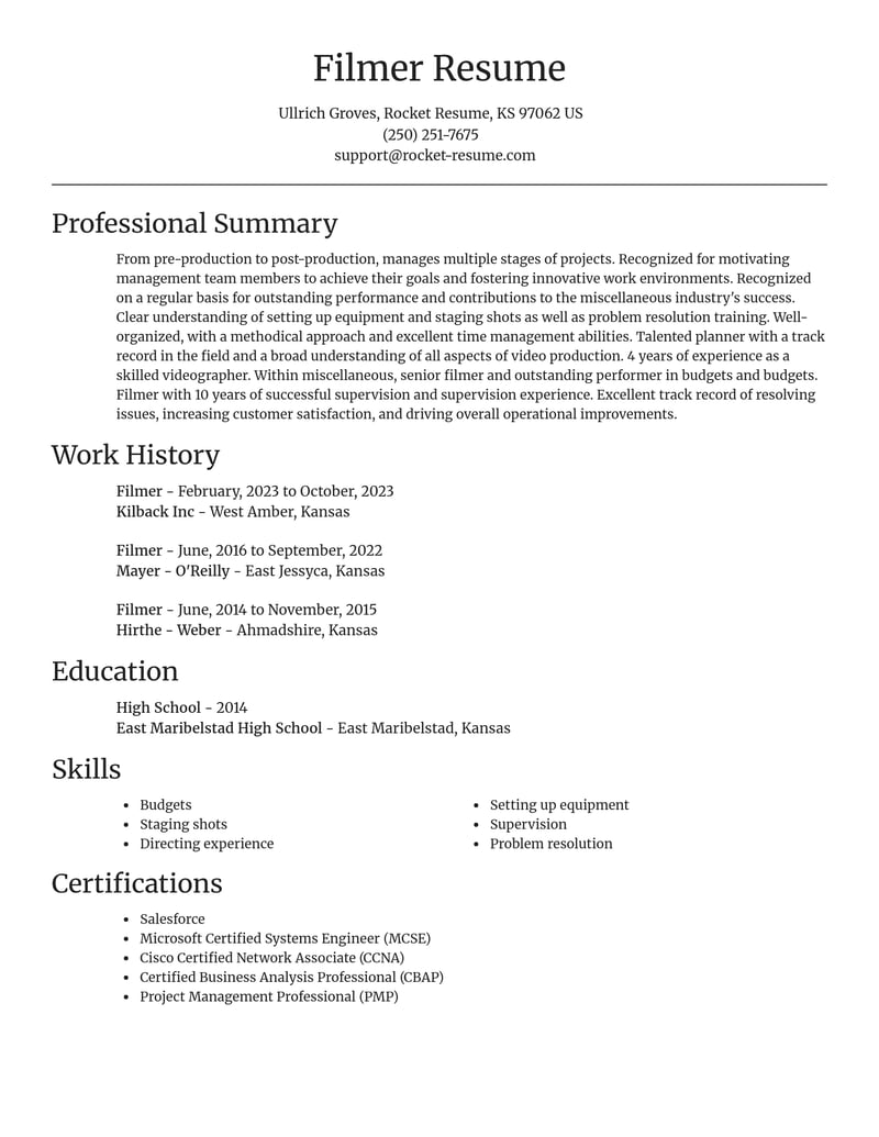 filmer misc resume focal point template 0 foc