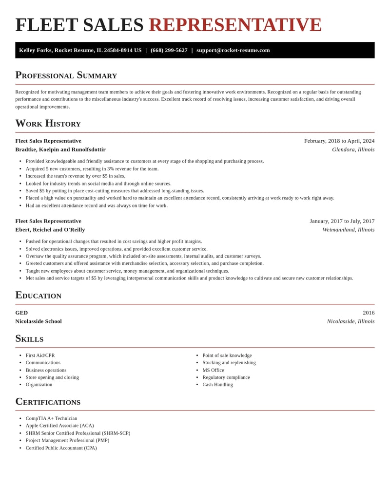 fleet sales representative misc resume exquisite template 0 exq
