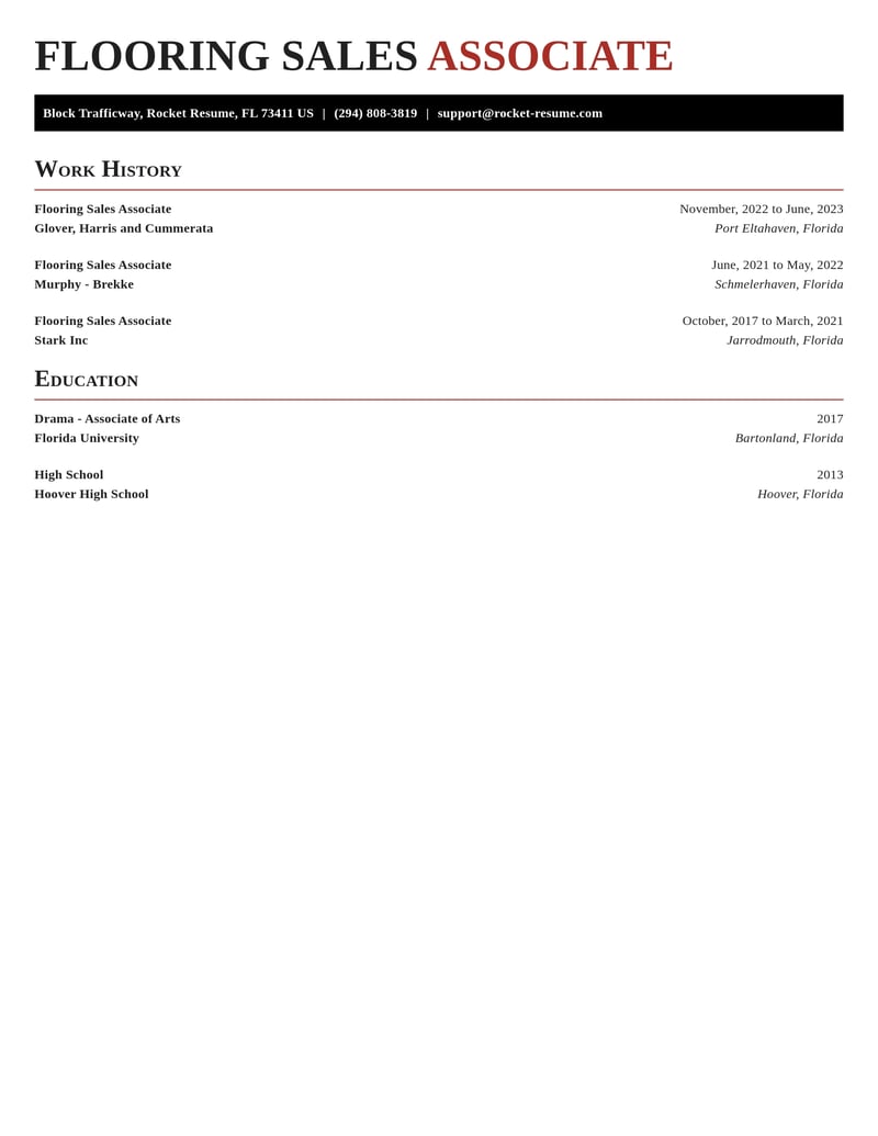 flooring sales associate misc resume exquisite template 0 exq