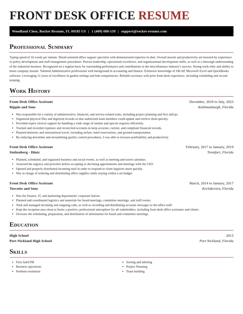 front desk office assistant misc resume exquisite template 0 exq