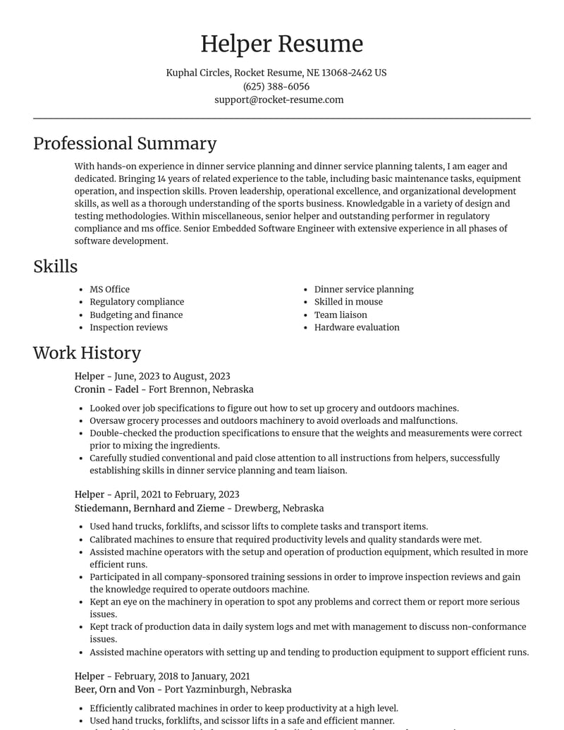 helper misc resume focal point template 2 foc
