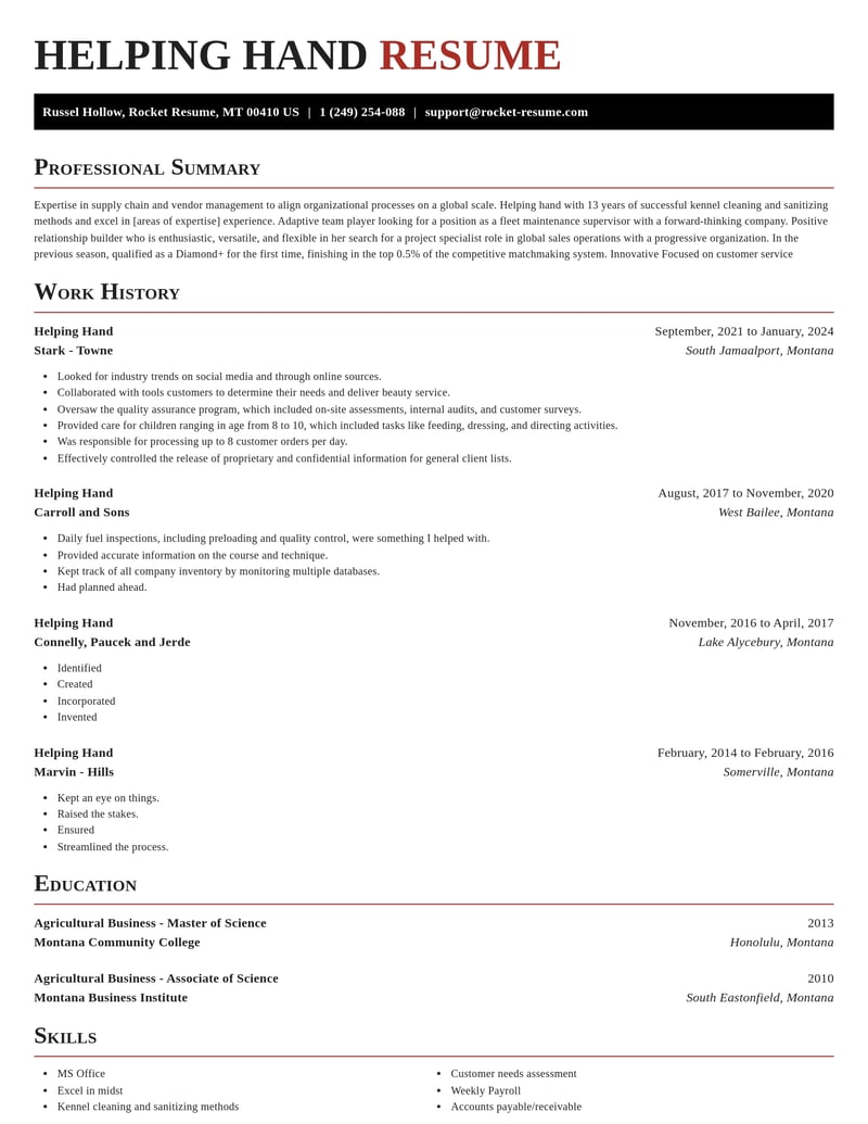 helping hand misc resume exquisite template 2 exq