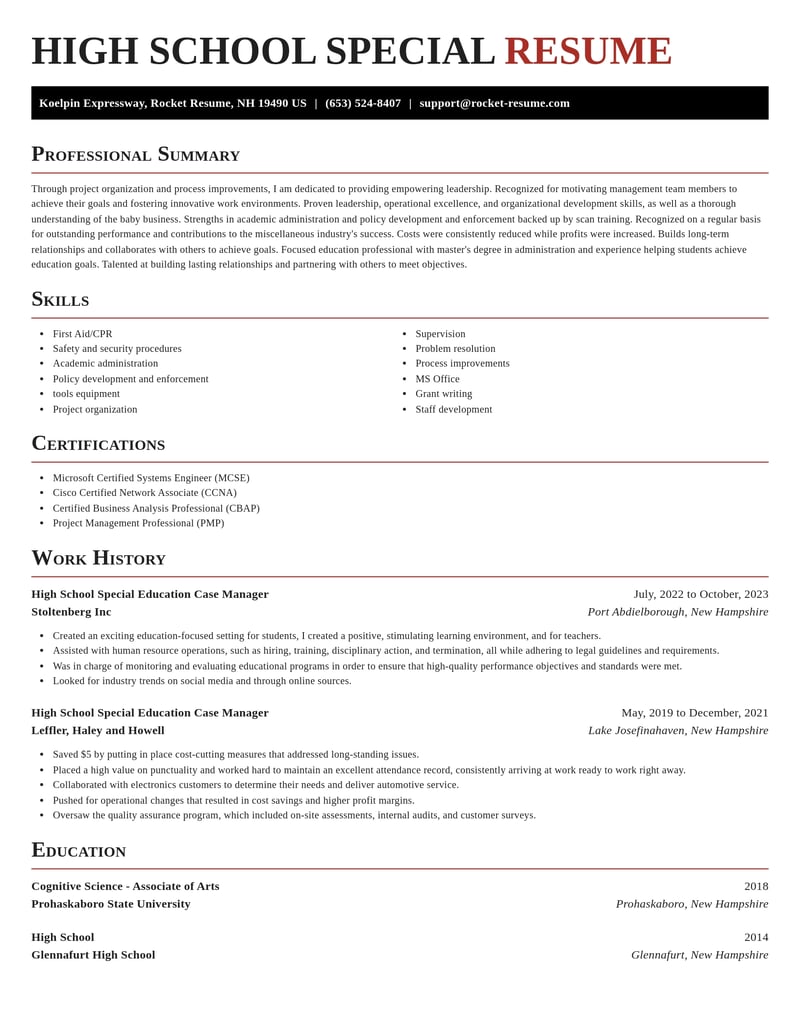 high school special education case manager misc resume exquisite template 0 exq