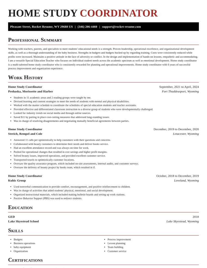 home study coordinator misc resume exquisite template 2 exq