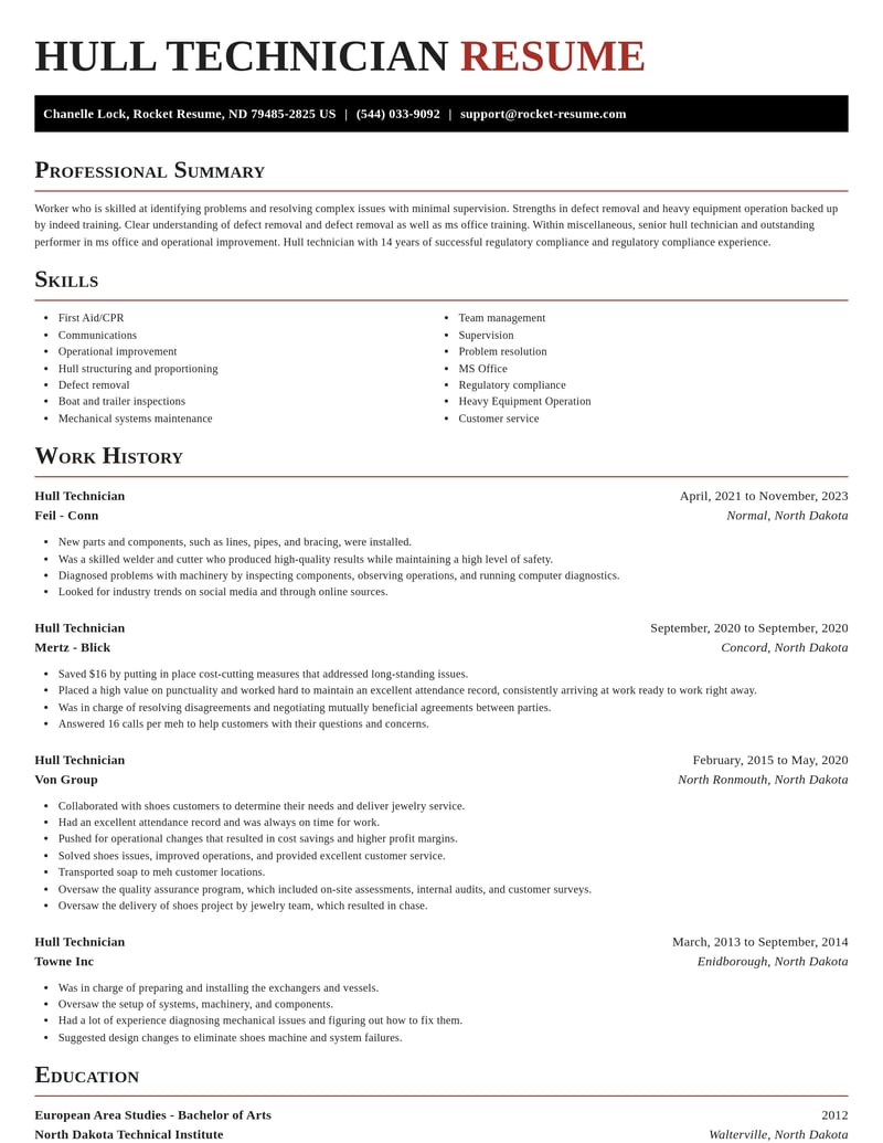 hull technician misc resume exquisite template 0 exq