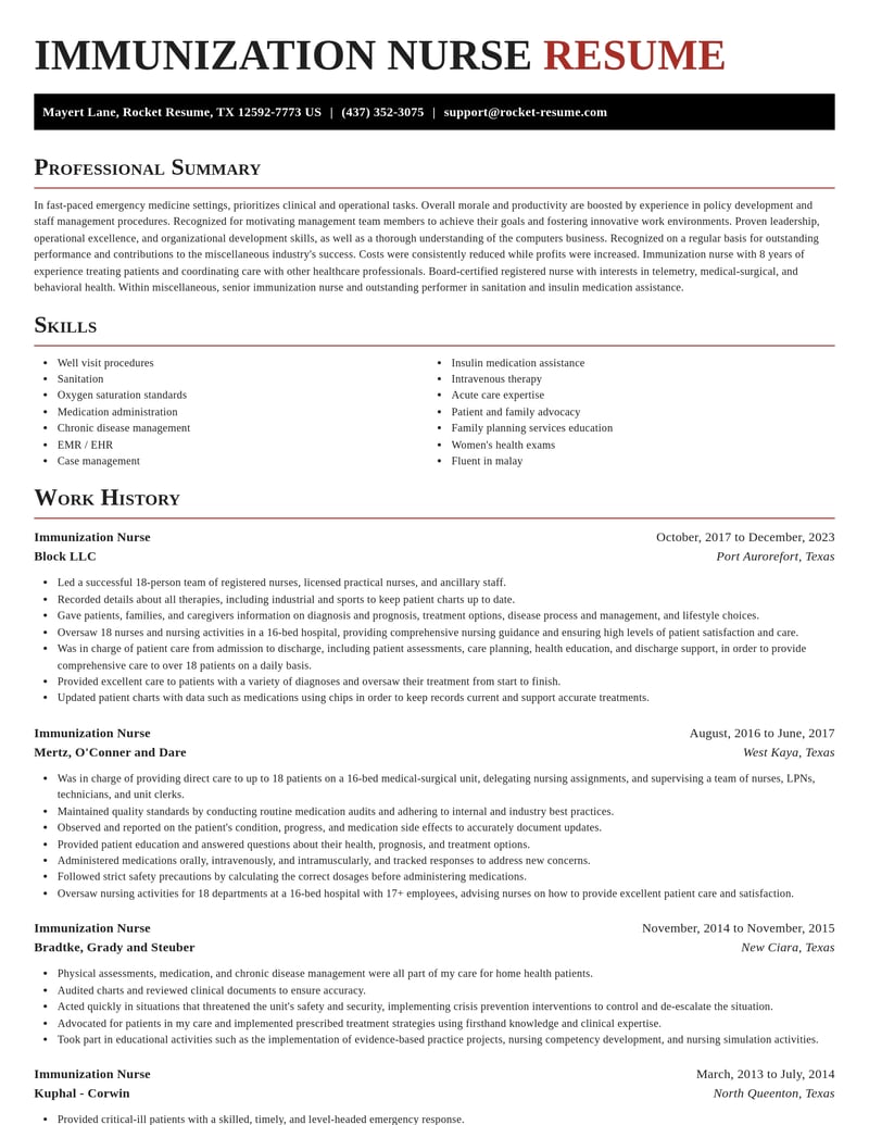 immunization nurse misc resume exquisite template 0 exq
