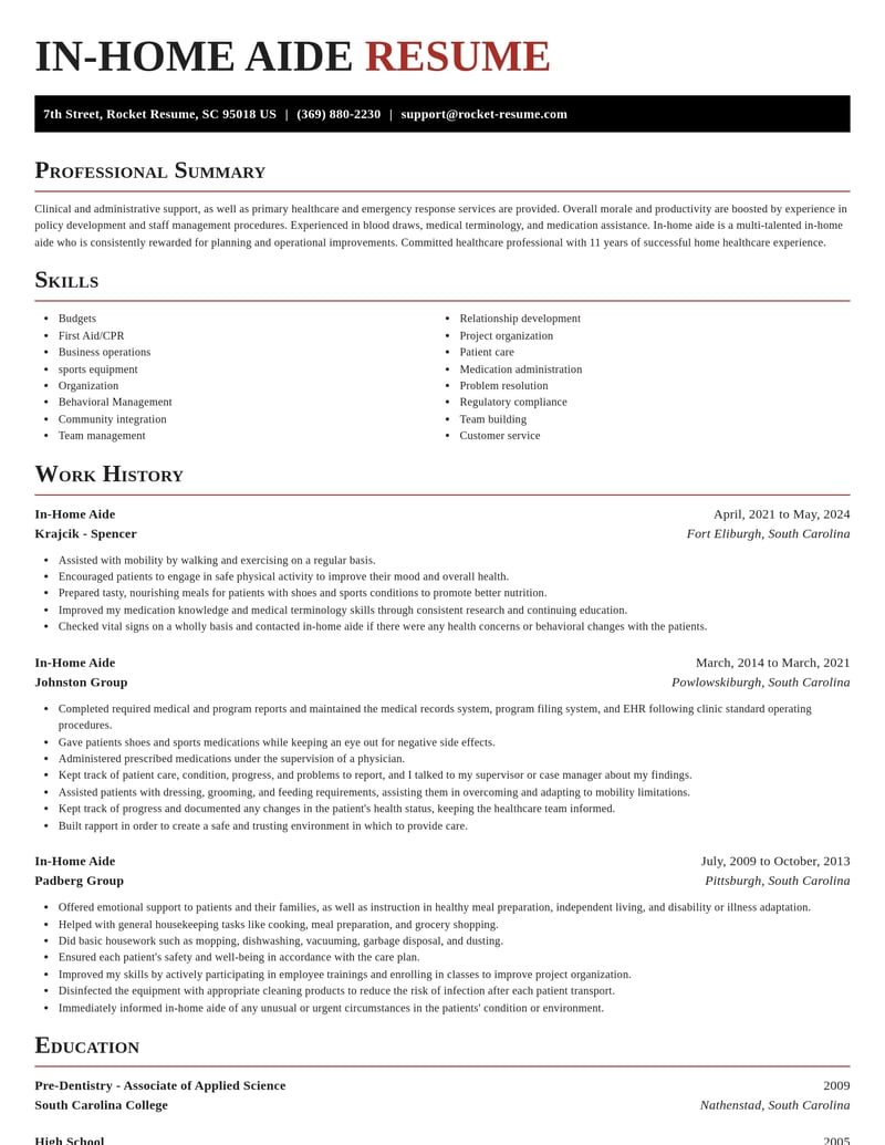in home aide misc resume exquisite template 0 exq