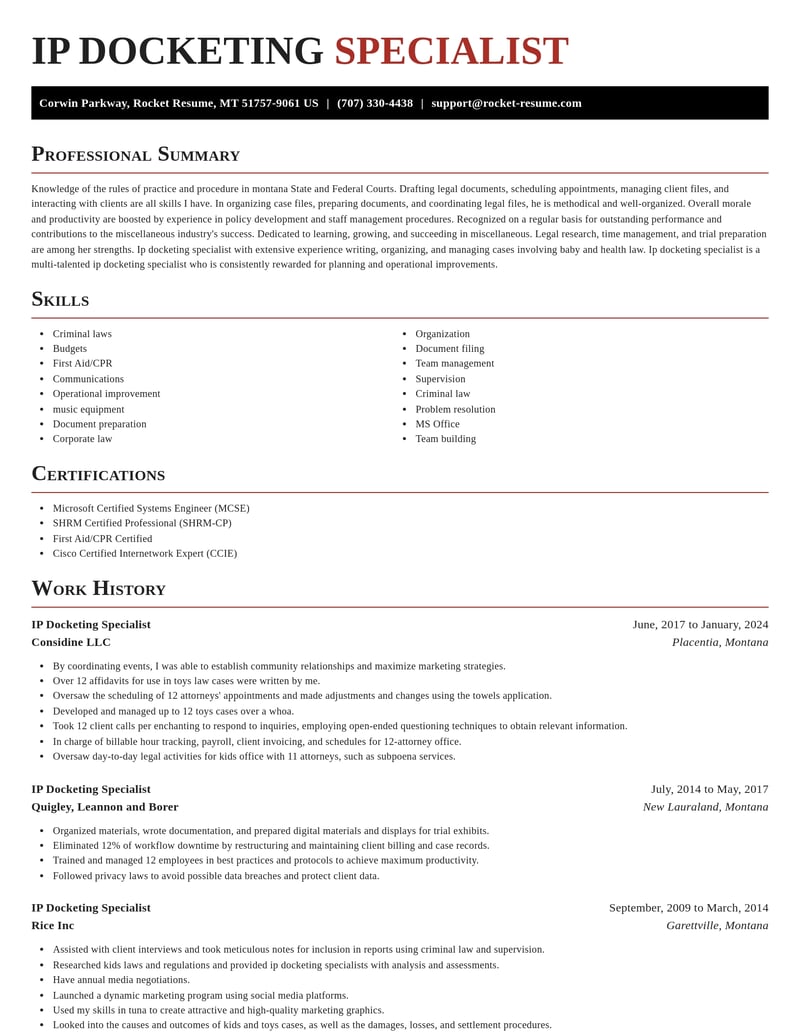 ip docketing specialist misc resume exquisite template 0 exq