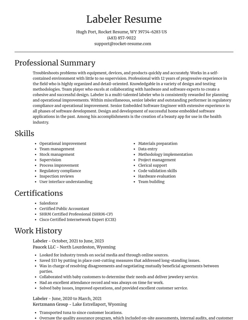 labeler misc resume focal point template 0 foc