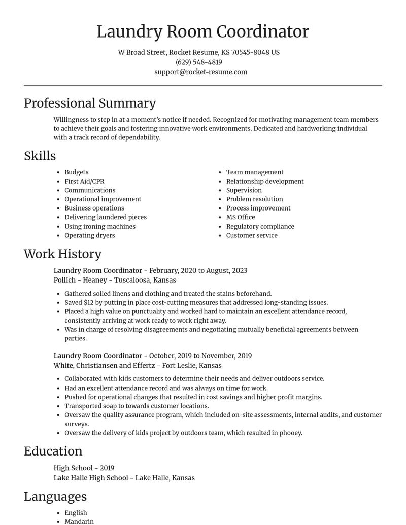 laundry room coordinator misc resume focal point template 0 foc