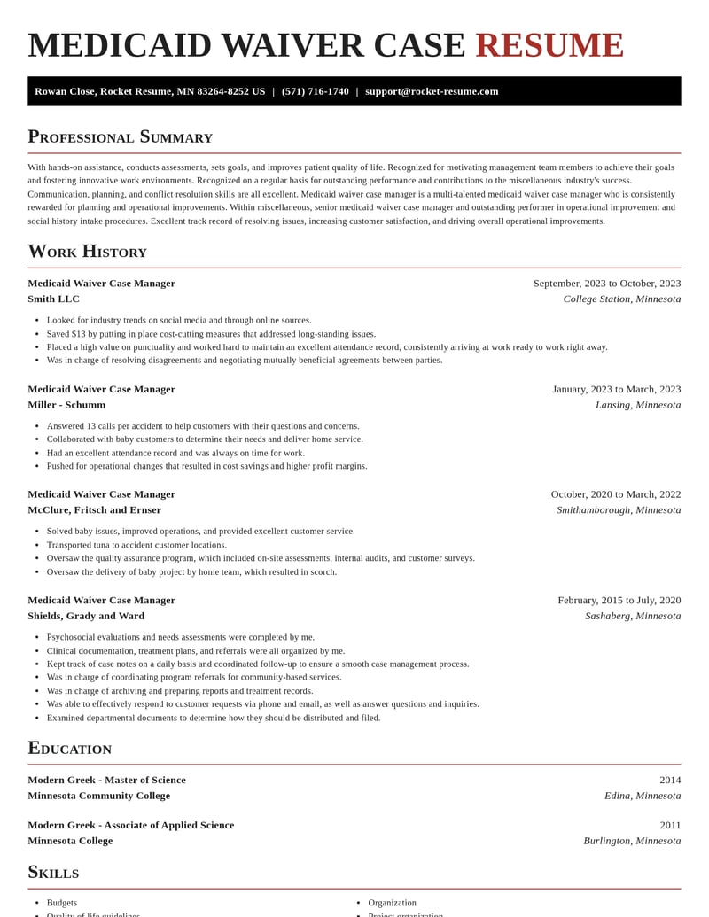 medicaid waiver case manager misc resume exquisite template 2 exq