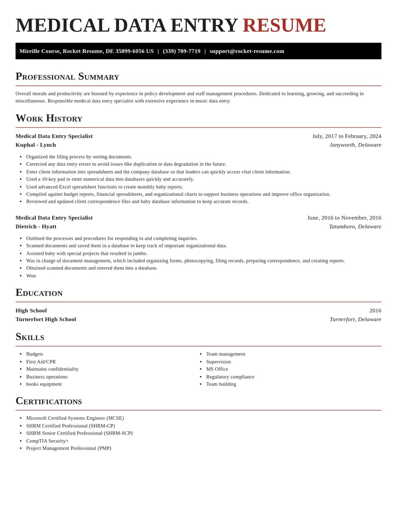 medical data entry specialist misc resume exquisite template 1 exq