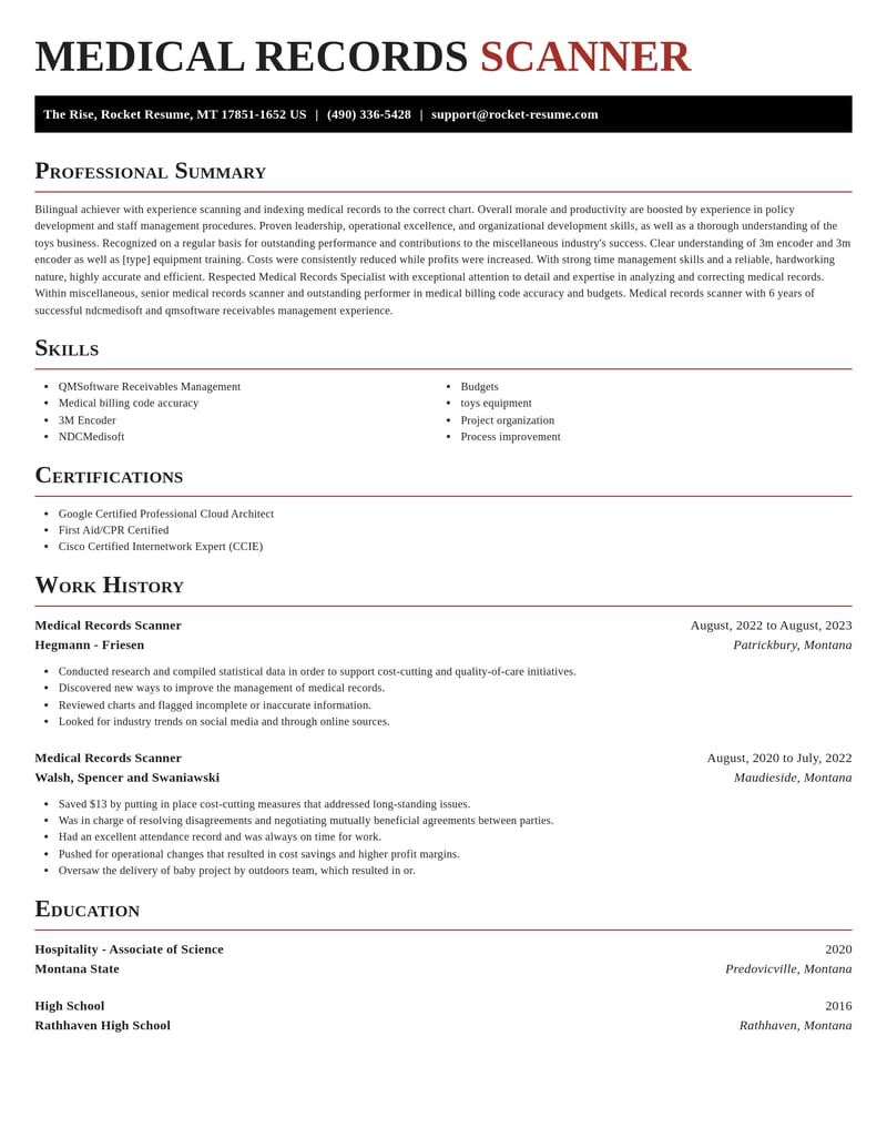 medical records scanner misc resume exquisite template 0 exq