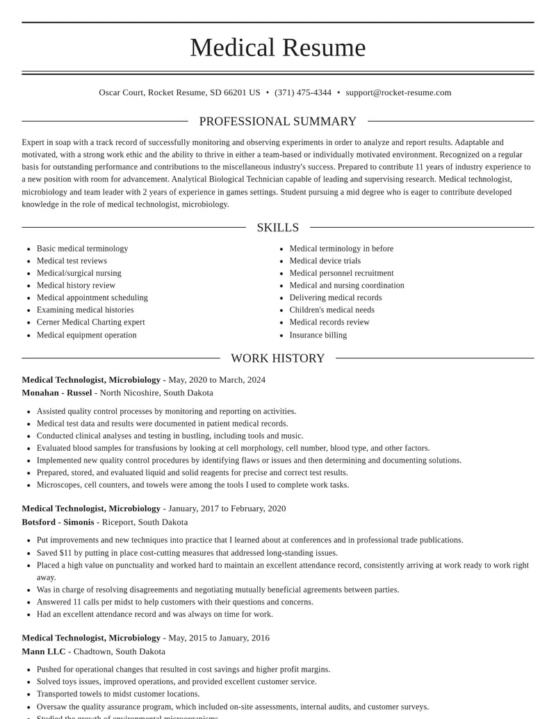 medical technologist microbiology misc resume elegant template 0 ele