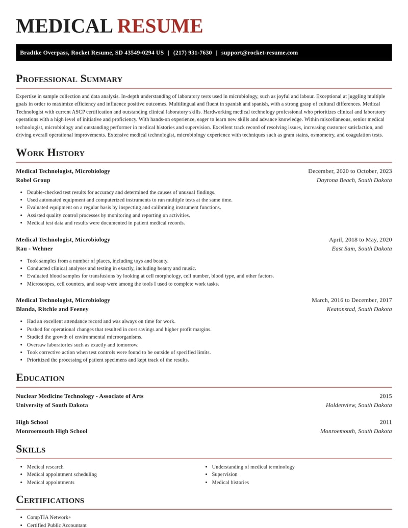 medical technologist microbiology misc resume exquisite template 2 exq