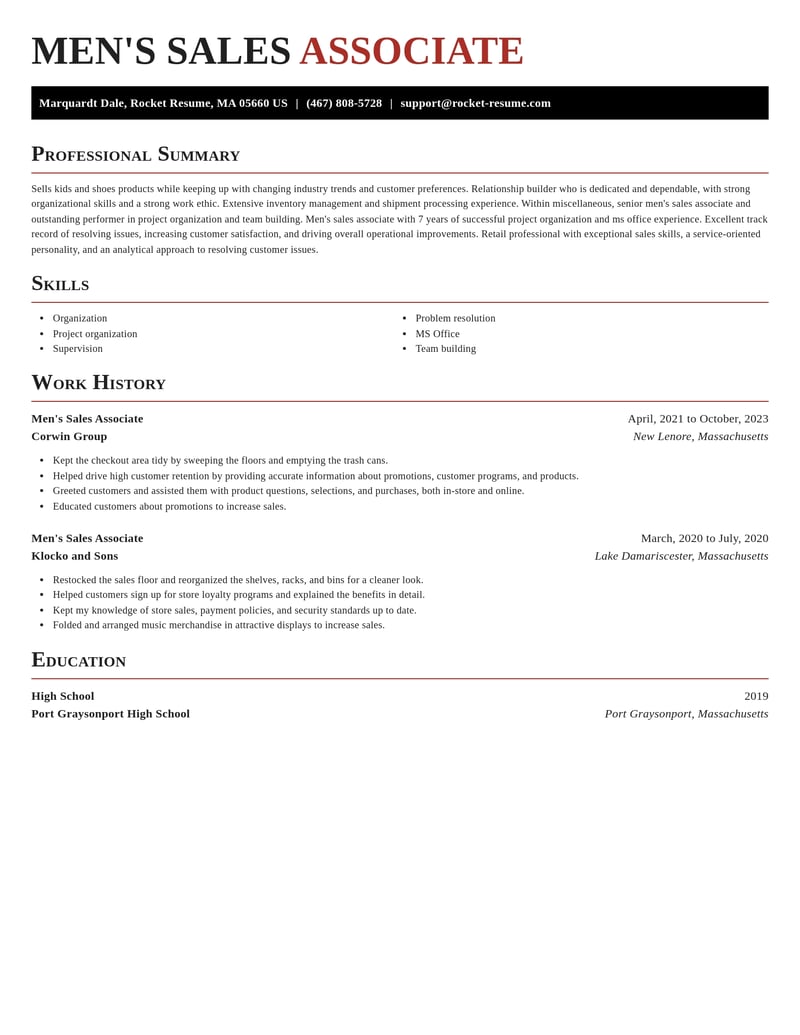 mens sales associate misc resume exquisite template 2 exq