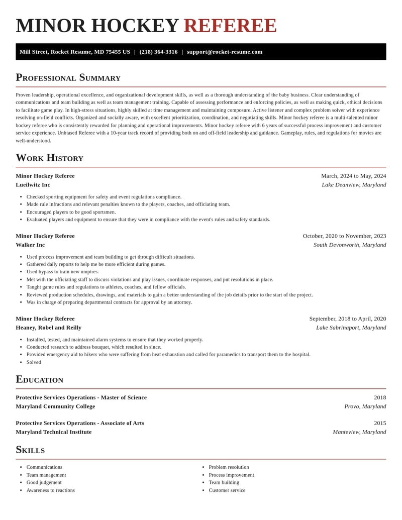 minor hockey referee misc resume exquisite template 0 exq