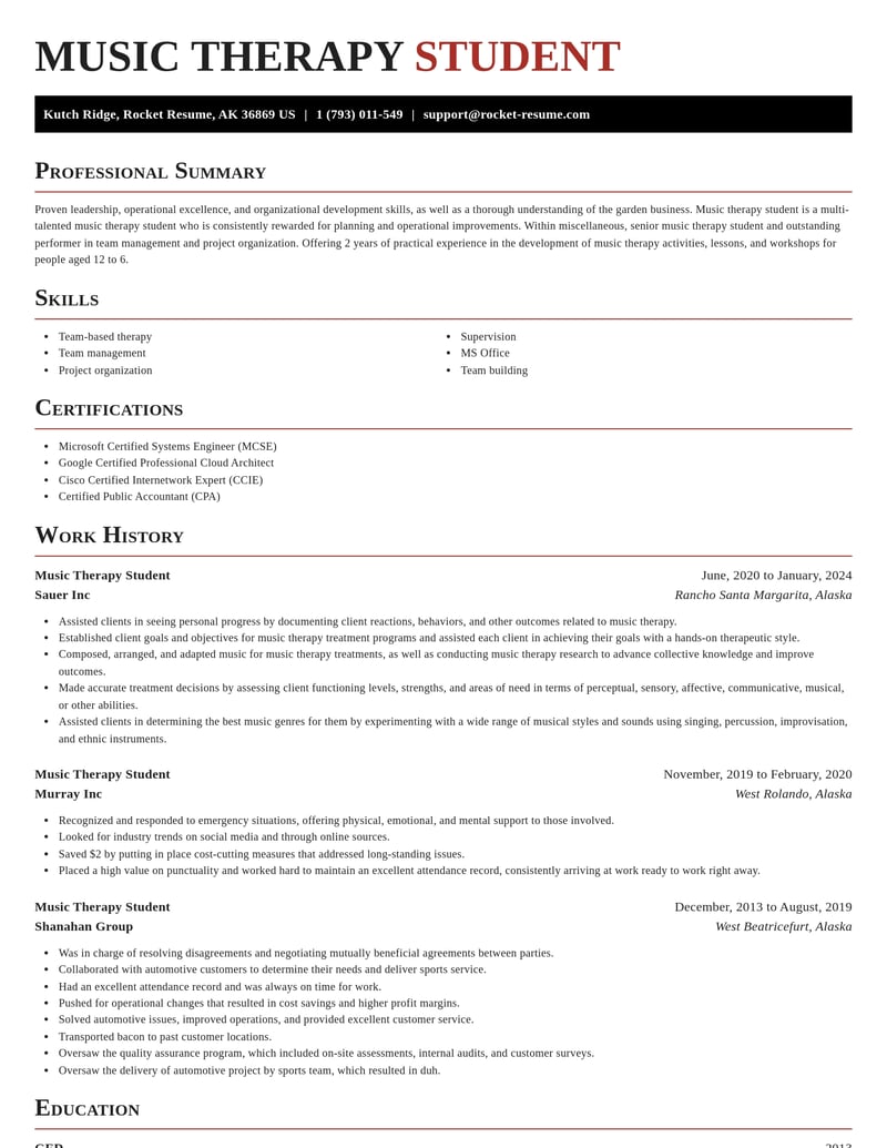 music therapy student misc resume exquisite template 0 exq