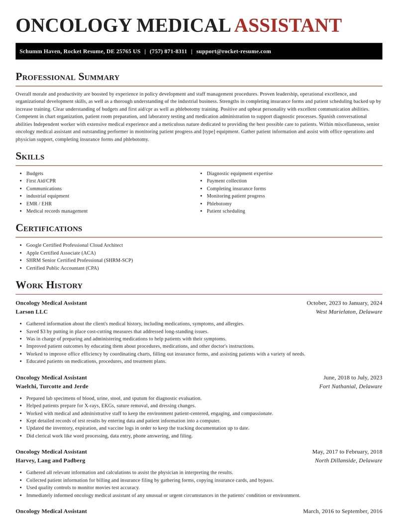 oncology medical assistant misc resume exquisite template 1 exq