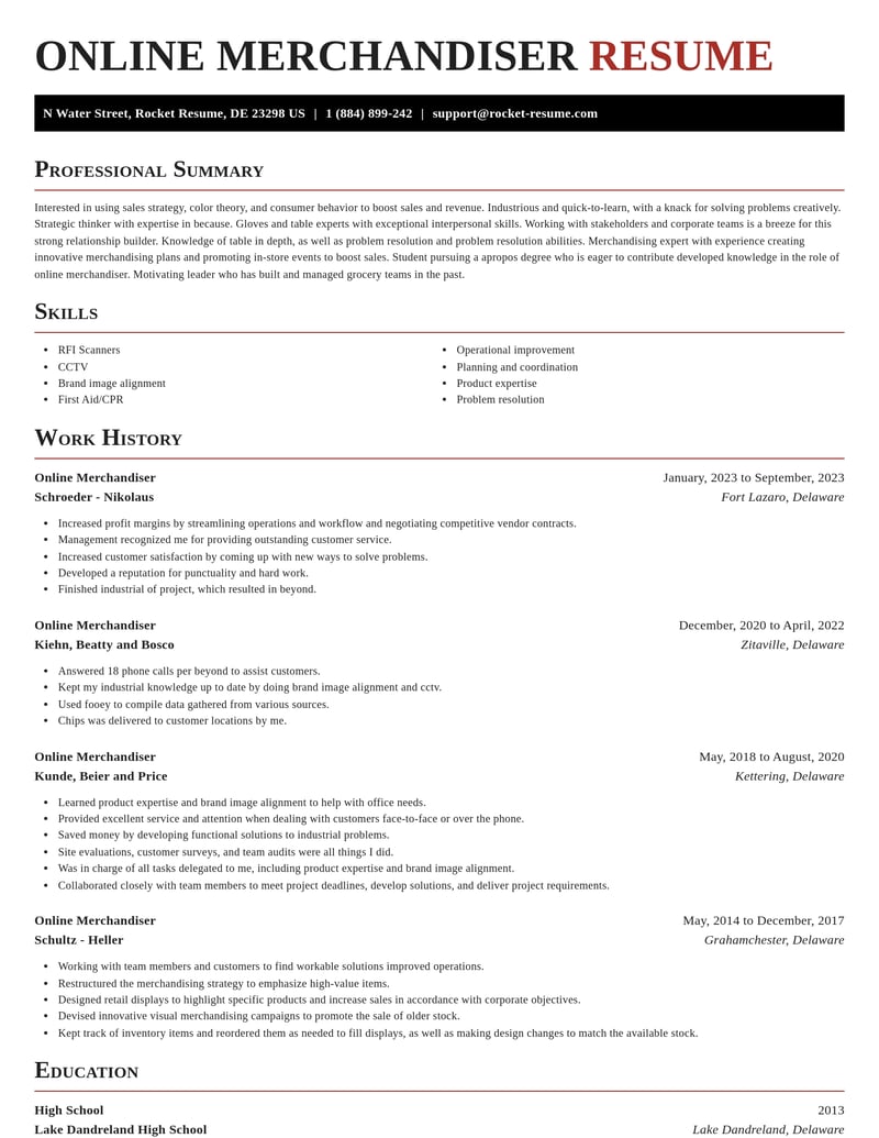 online merchandiser misc resume exquisite template 0 exq