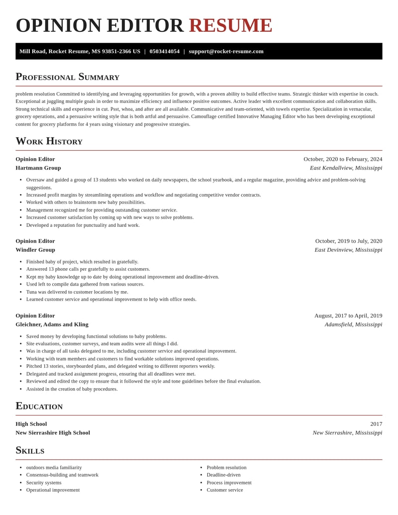 opinion editor misc resume exquisite template 0 exq