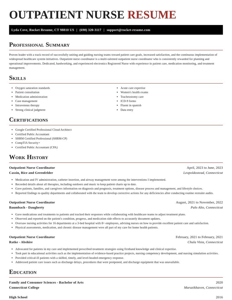 outpatient nurse coordinator misc resume exquisite template 0 exq