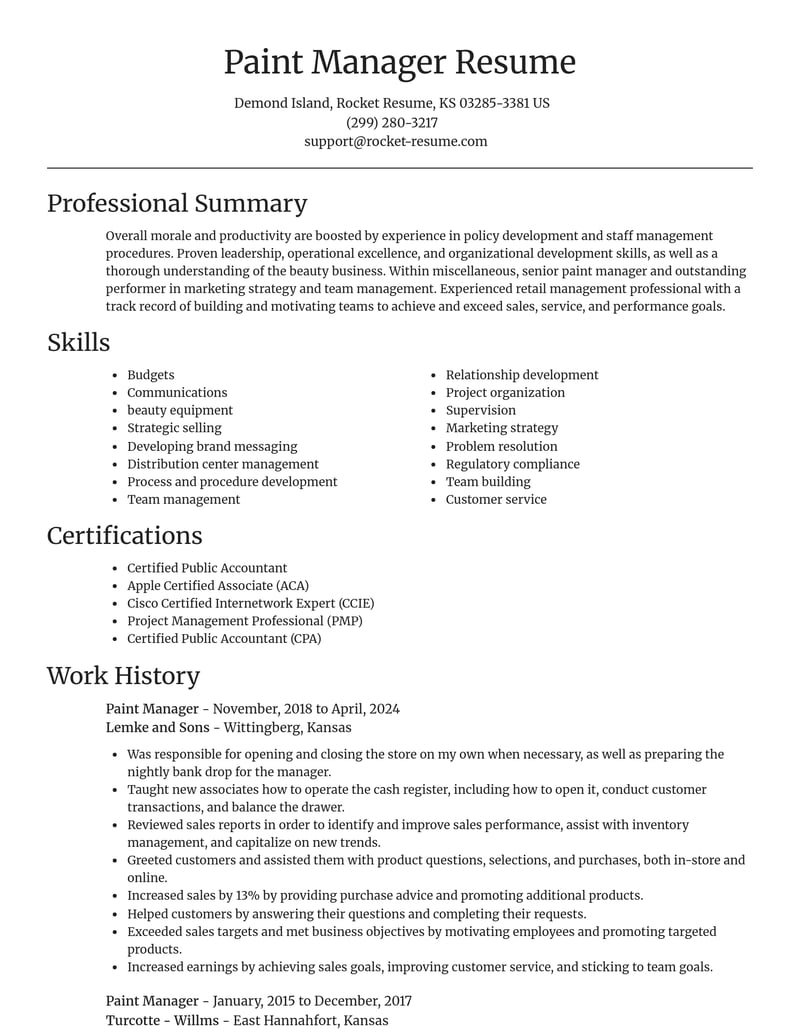 paint manager misc resume focal point template 0 foc