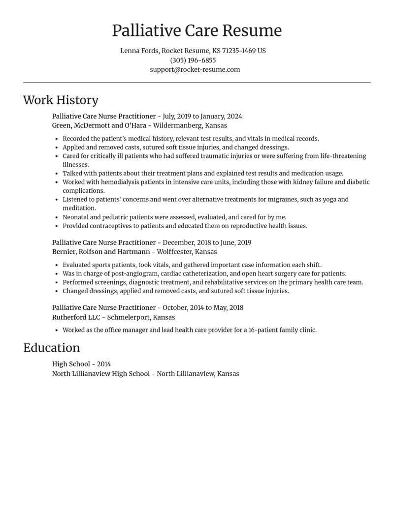 palliative care nurse practitioner misc resume focal point template 1 foc