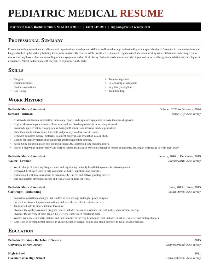 pediatric medical assistant misc resume exquisite template 0 exq