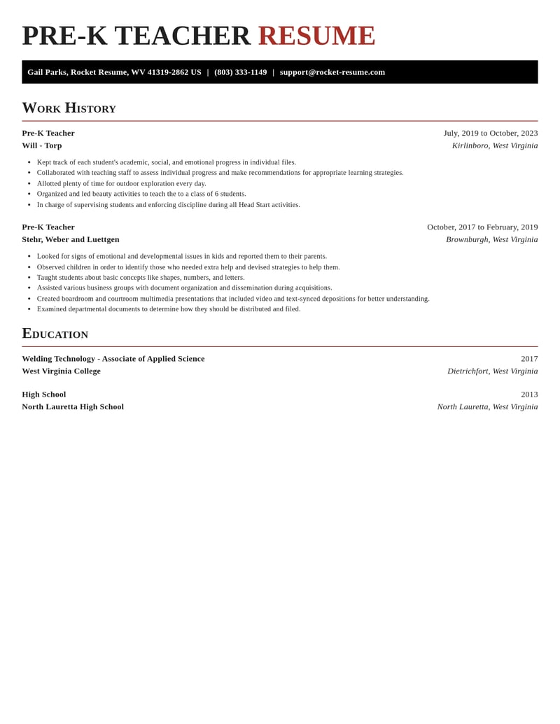 pre k teacher misc resume exquisite template 2 exq