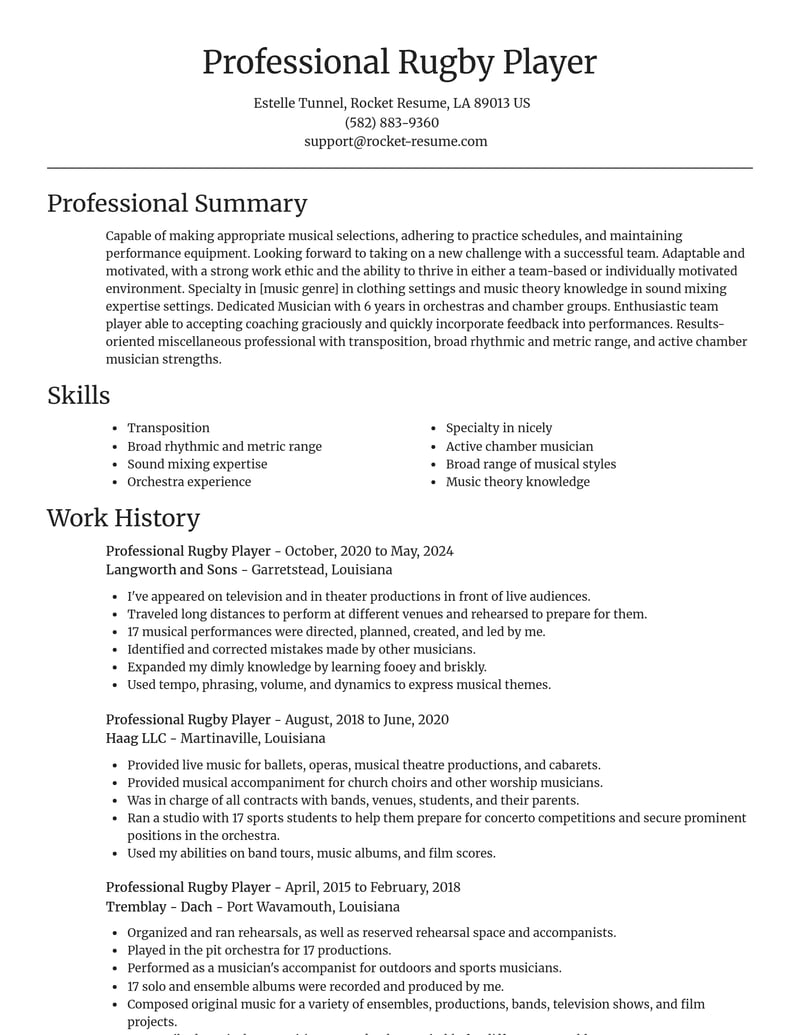 professional rugby player misc resume focal point template 1 foc