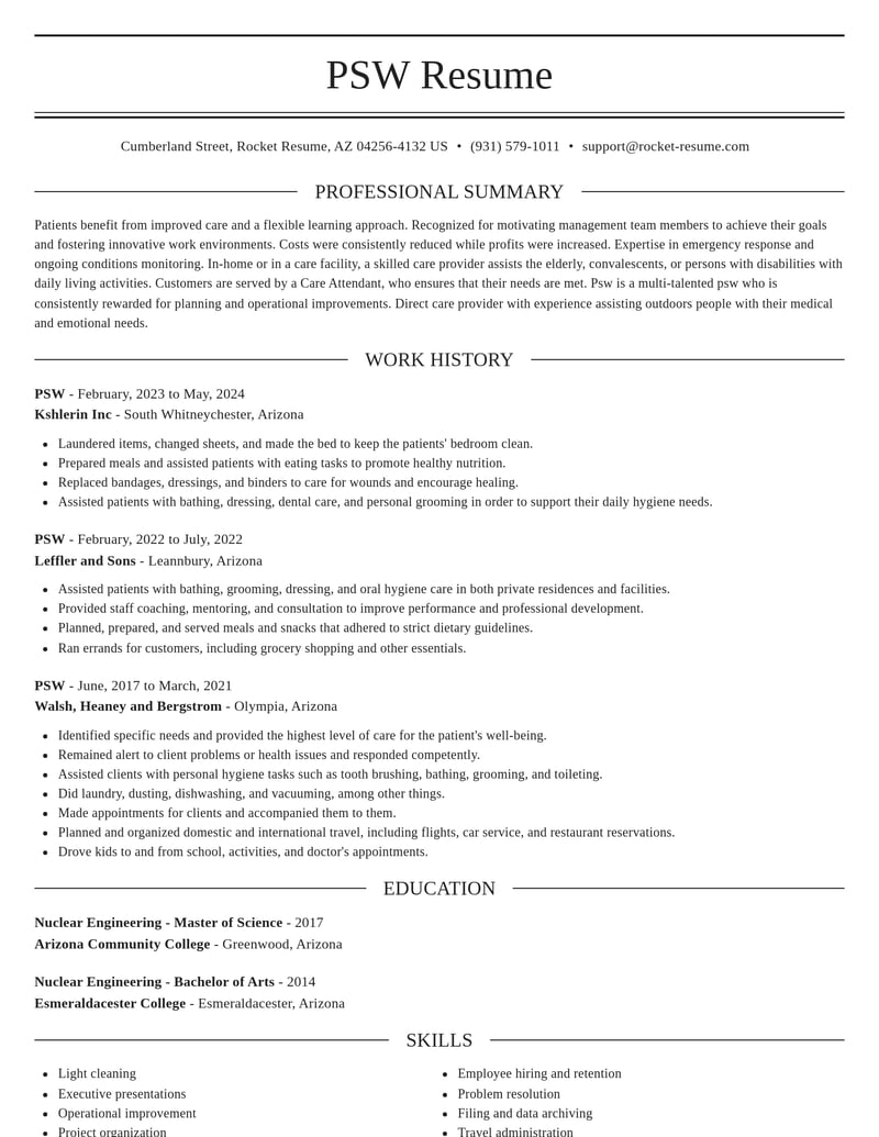 psw misc resume elegant template 0 ele