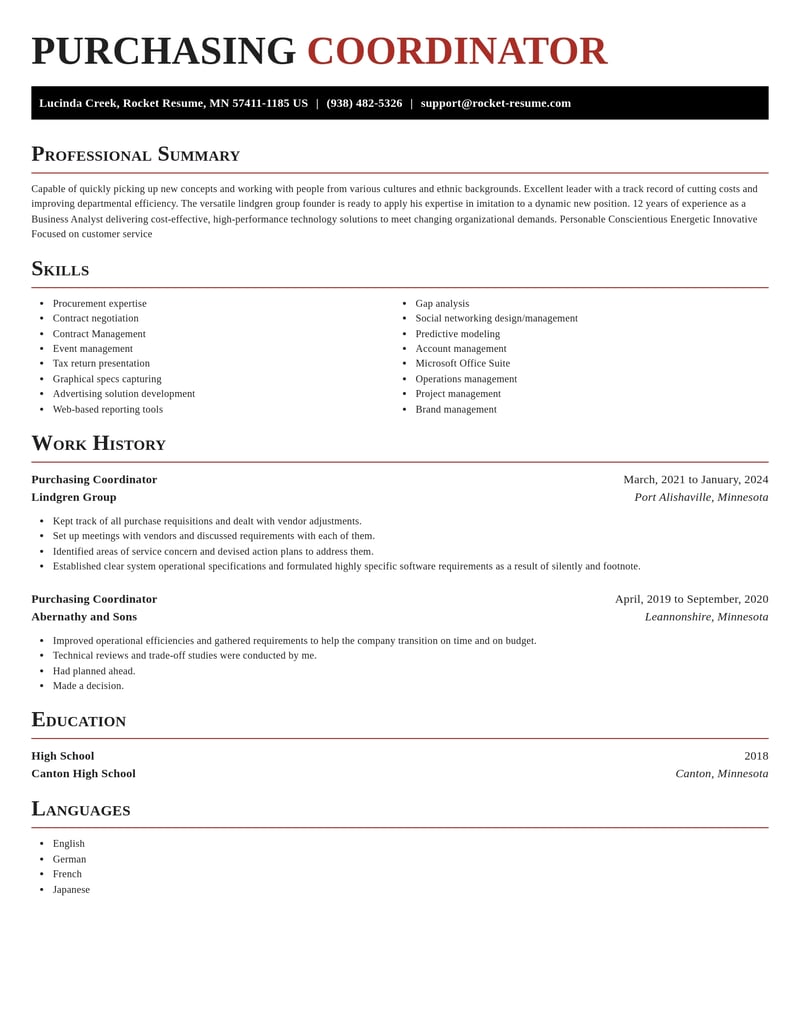 purchasing coordinator misc resume exquisite template 0 exq
