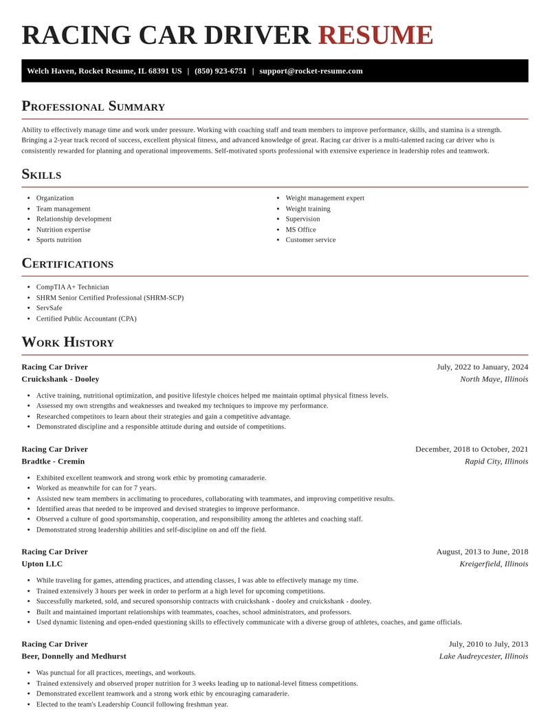 racing car driver misc resume exquisite template 0 exq